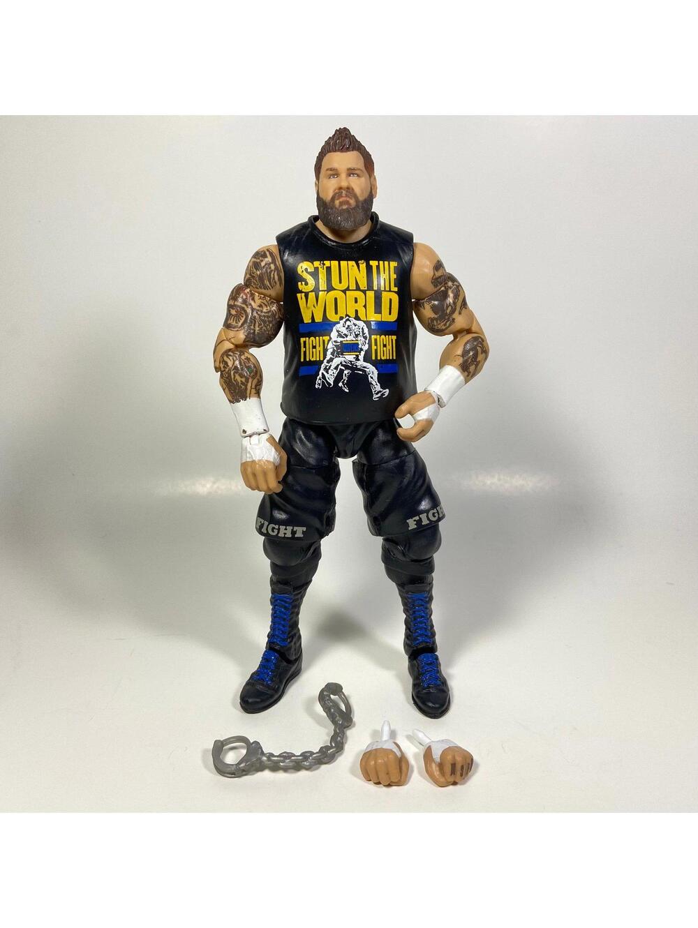 6.75โ Mattel WWE Elite Series 91 Kevin Owens Figure - INCOMPLETE